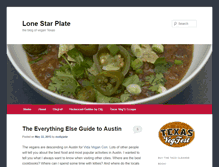 Tablet Screenshot of lonestarplate.com